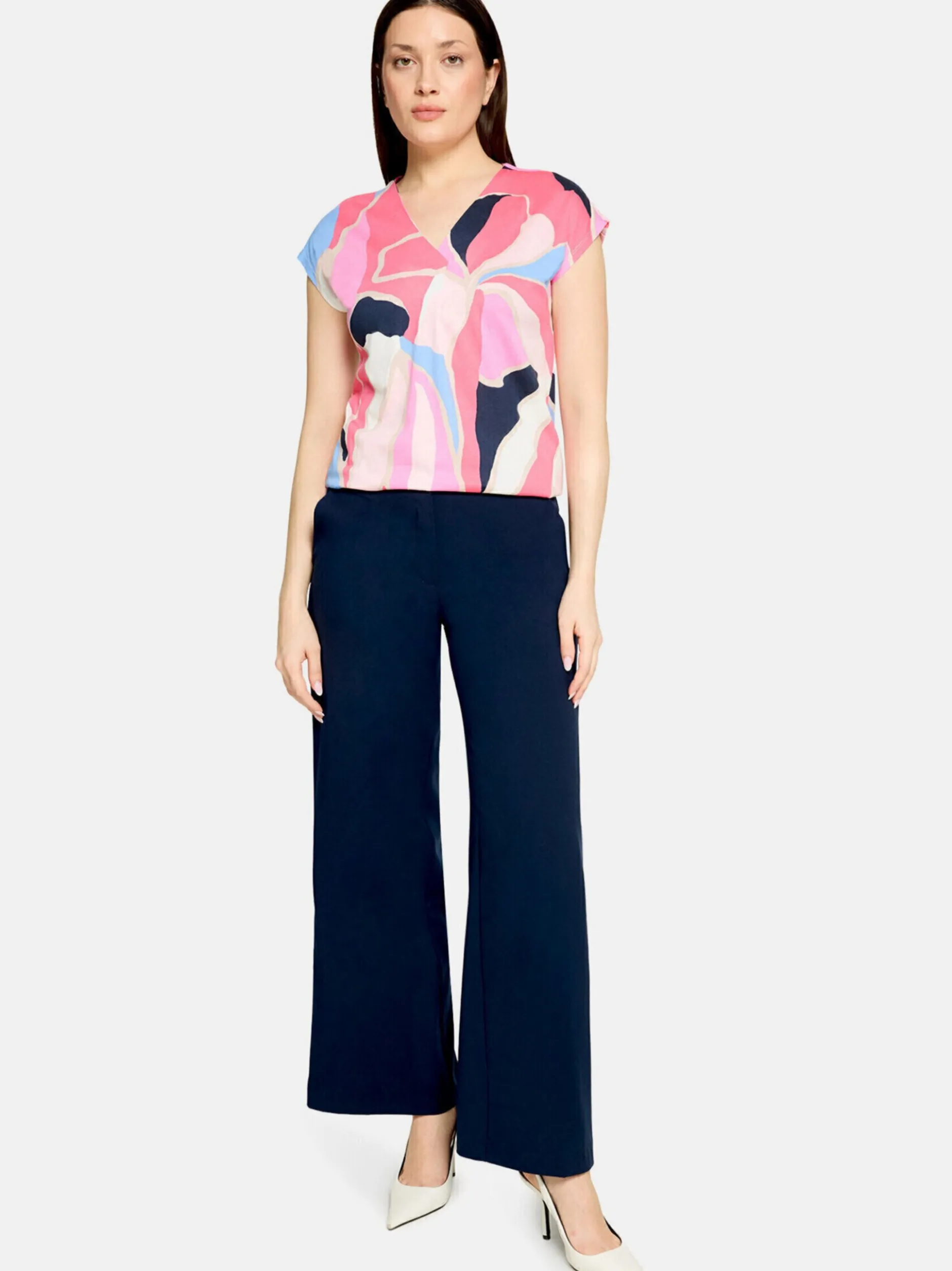 Betty & Co Damen Casual-Shirt in mehrfarbig