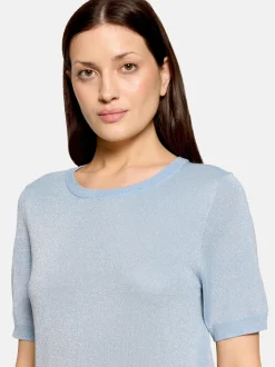 Betty & Co Damen Feinstrickpullover in hellblau