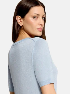 Betty & Co Damen Feinstrickpullover in hellblau