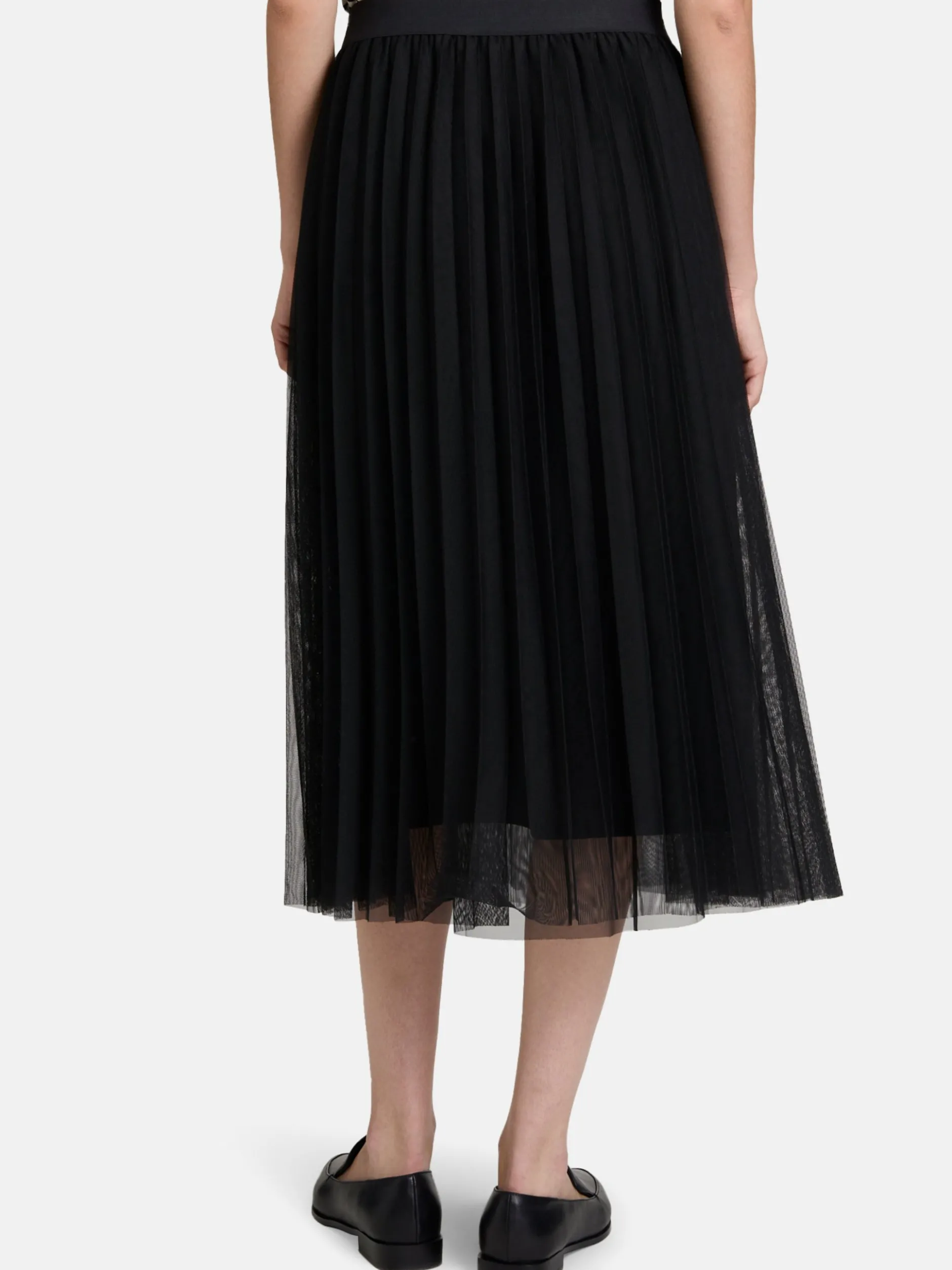 Betty & Co Damen Midirock in schwarz