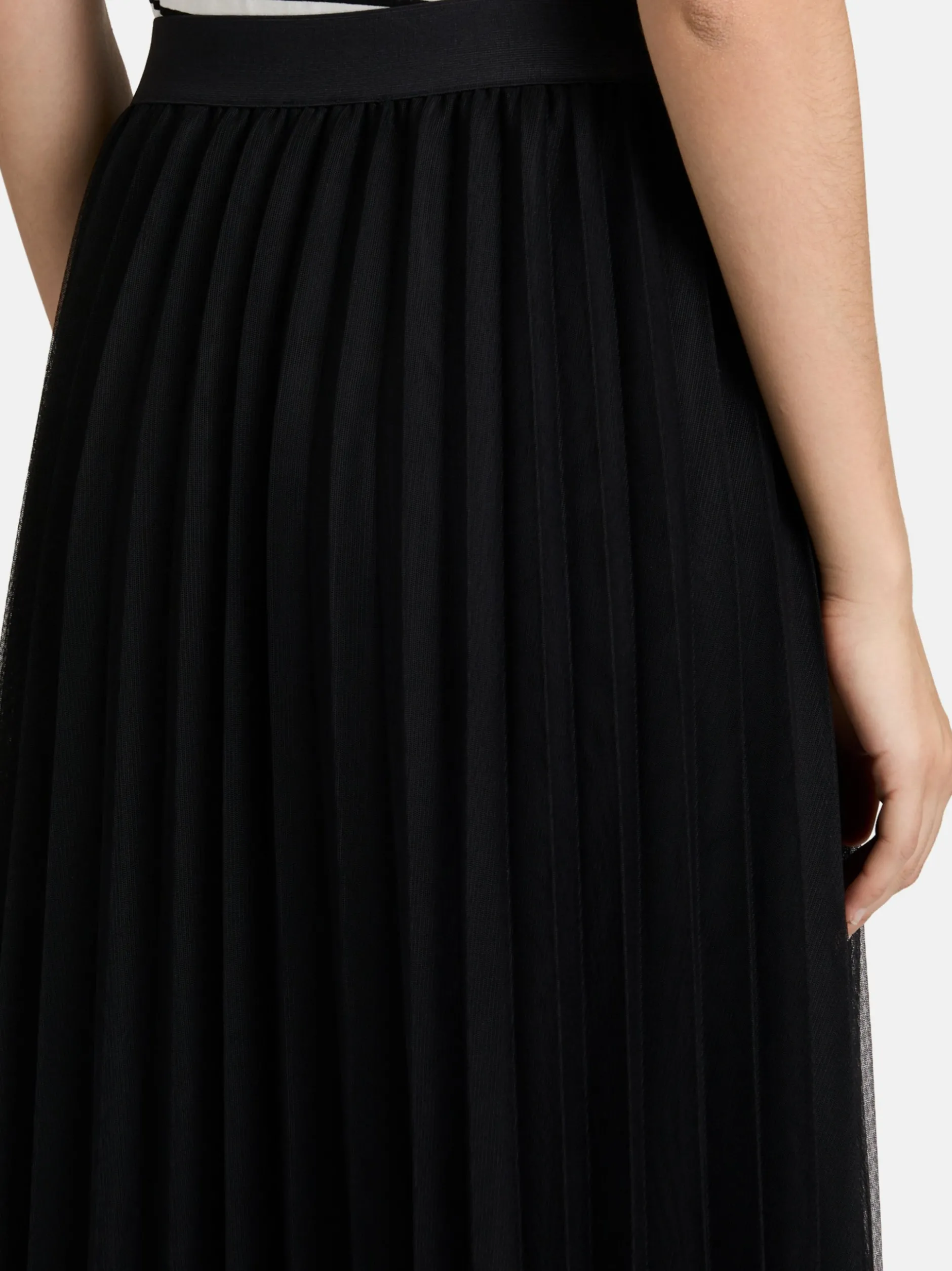 Betty & Co Damen Midirock in schwarz