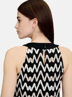 Betty & Co Damen Neckholder Kleid in mehrfarbig schwarz