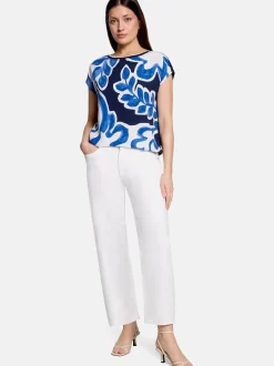 Betty & Co Damen Shirt in marine mehrfarbig
