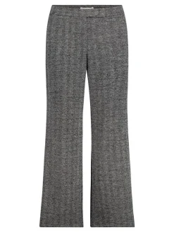 Betty & Co Damen Stoffhose in schwarz mehrfarbig
