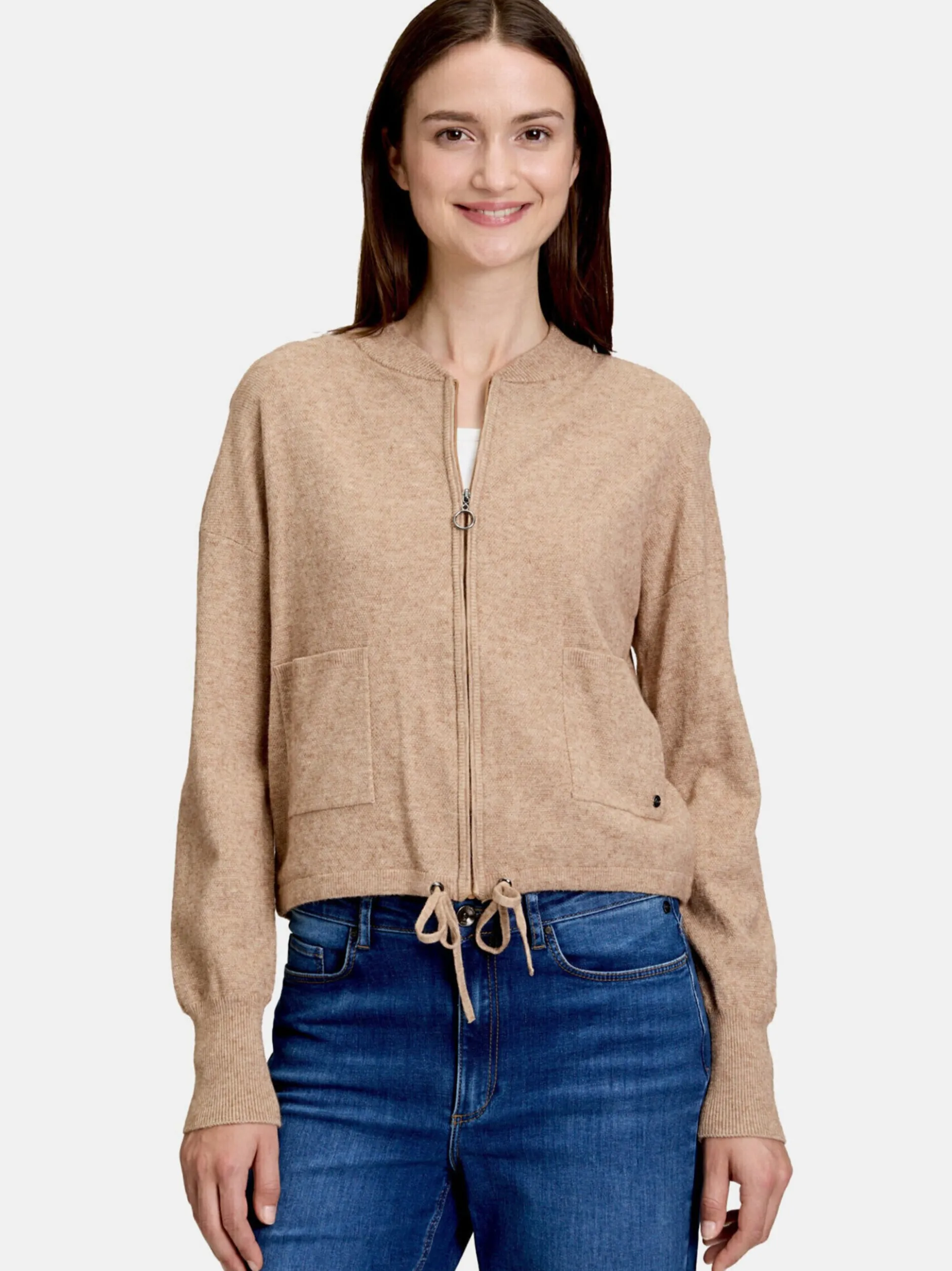 Betty & Co Damen Strick-Cardigan in camel