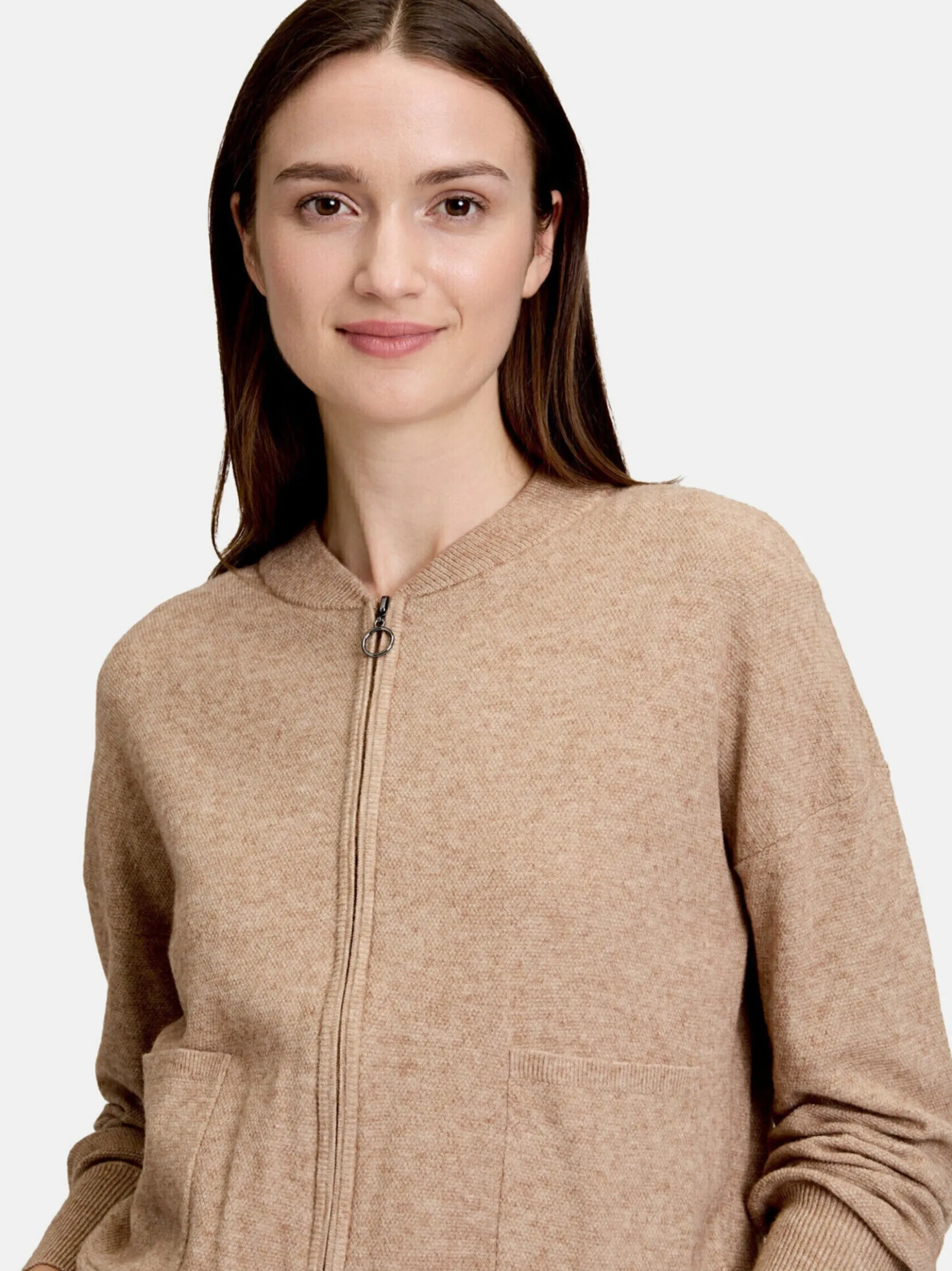 Betty & Co Damen Strick-Cardigan in camel