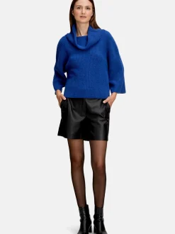 Betty & Co Damen Strickpullover in blau