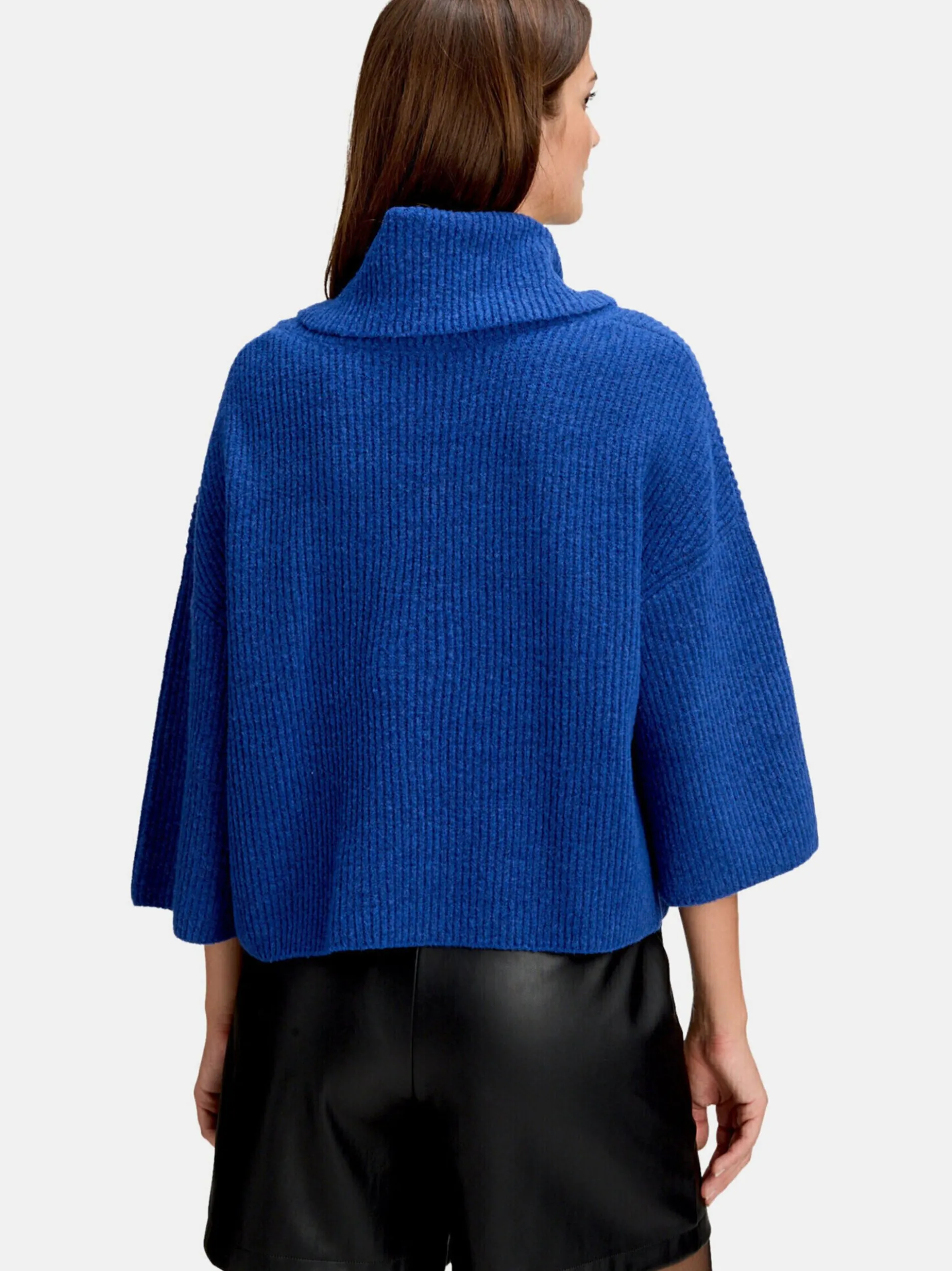 Betty & Co Damen Strickpullover in blau