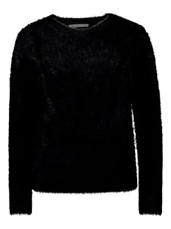 Betty & Co Damen Strickpullover in schwarz