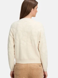 Betty & Co Damen Strickpullover in beige