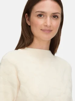 Betty & Co Damen Strickpullover in beige