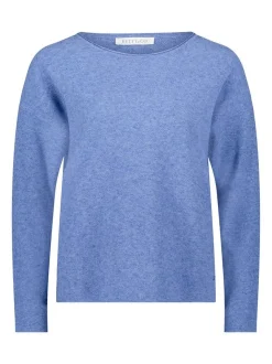 Betty & Co Damen Strickpullover in blau