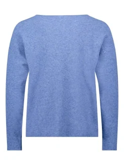 Betty & Co Damen Strickpullover in blau