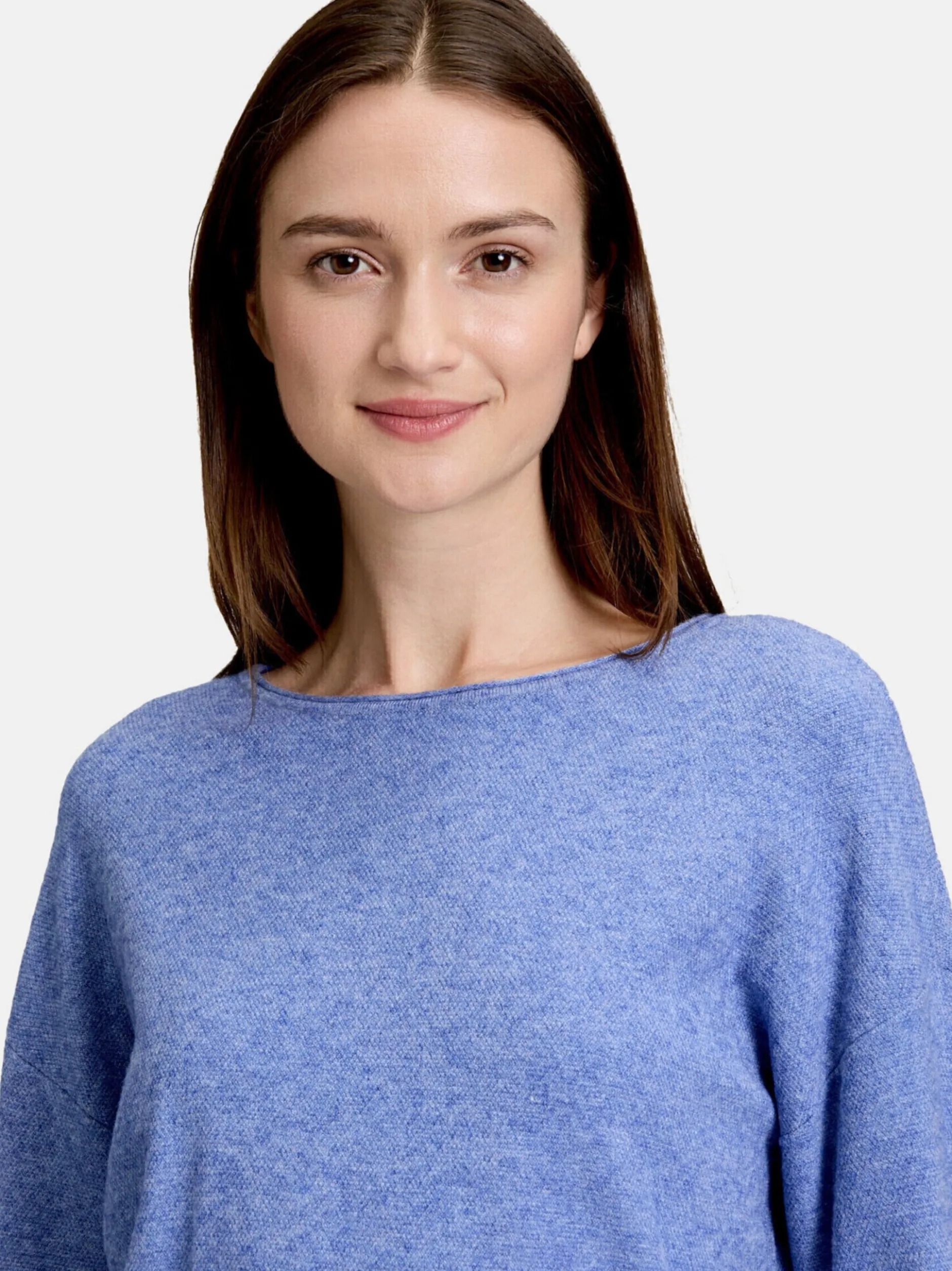 Betty & Co Damen Strickpullover in blau