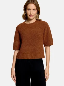 Betty & Co Damen Strickpullover in braun