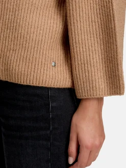 Betty & Co Damen Strickpullover in camel