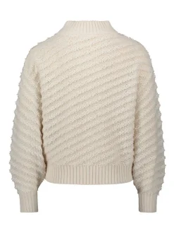 Betty & Co Damen Strickpullover in weiß
