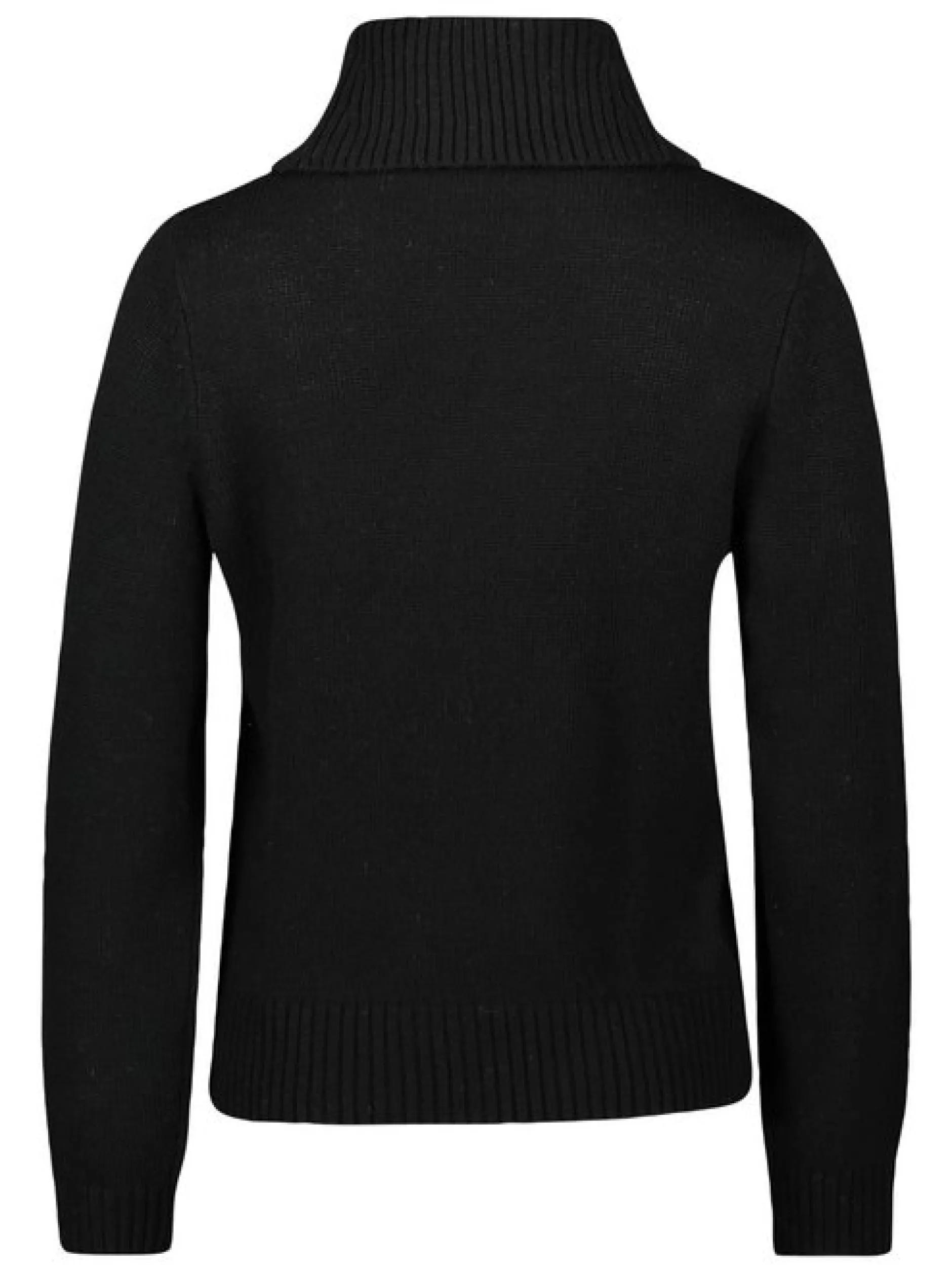 Betty & Co Damen Strickpullover in schwarz