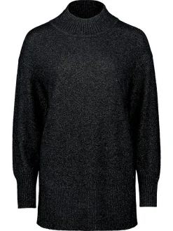 Betty & Co Damen Strickpullover in schwarz