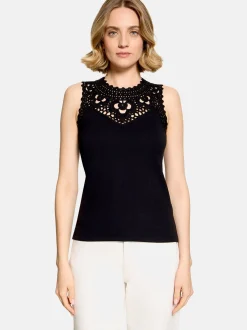 Betty & Co Damen Top in schwarz