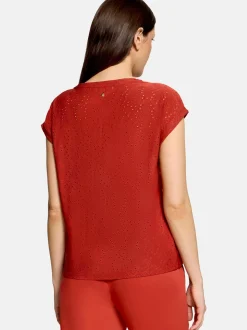 Betty & Co Damen T-Shirt in bordeaux