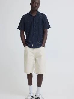 BLEND Herren Bermudas - BHBreeze Loose Fit in weiß