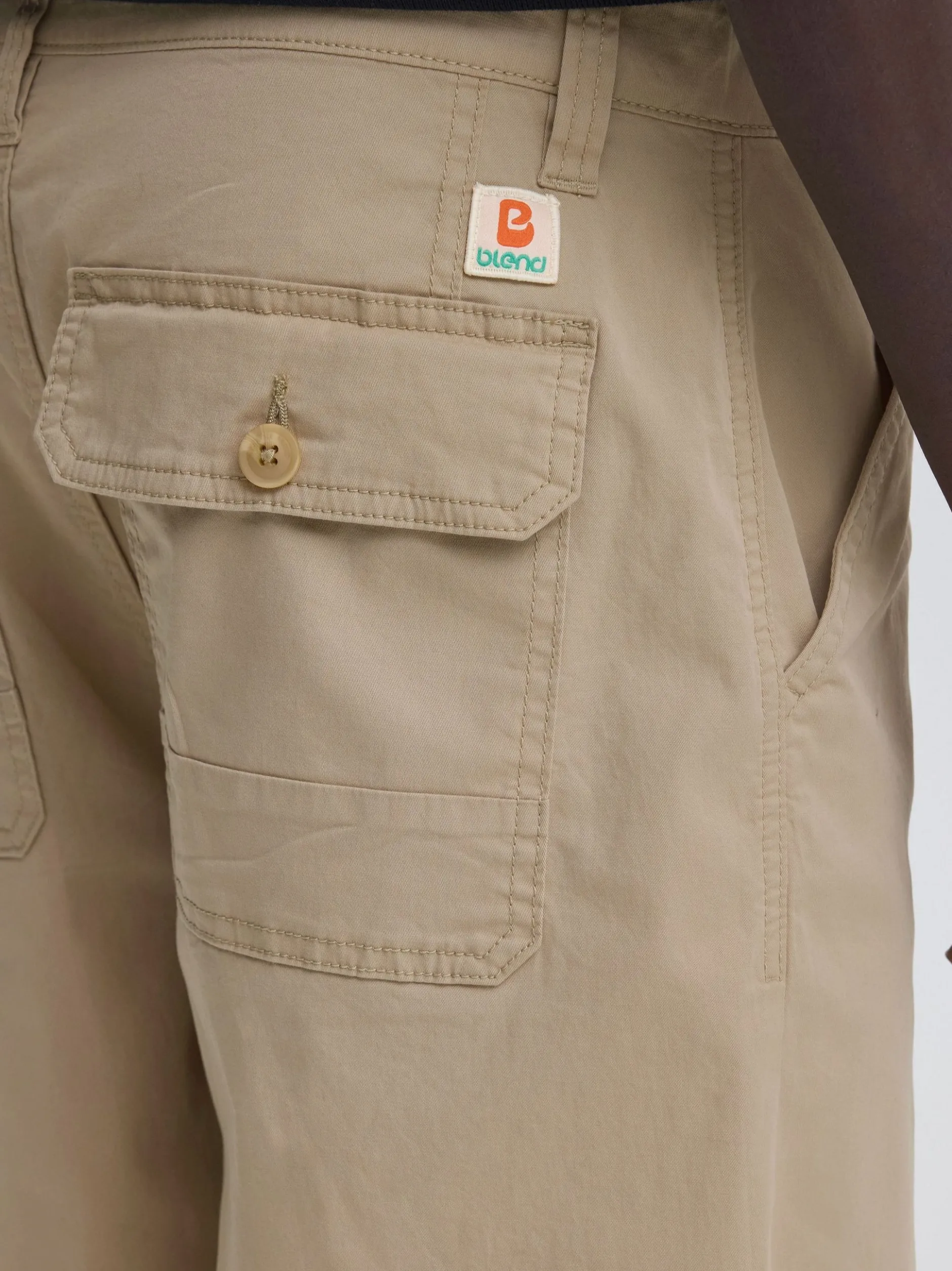 BLEND Herren Bermudas - BHMatz Loose Fit in beige