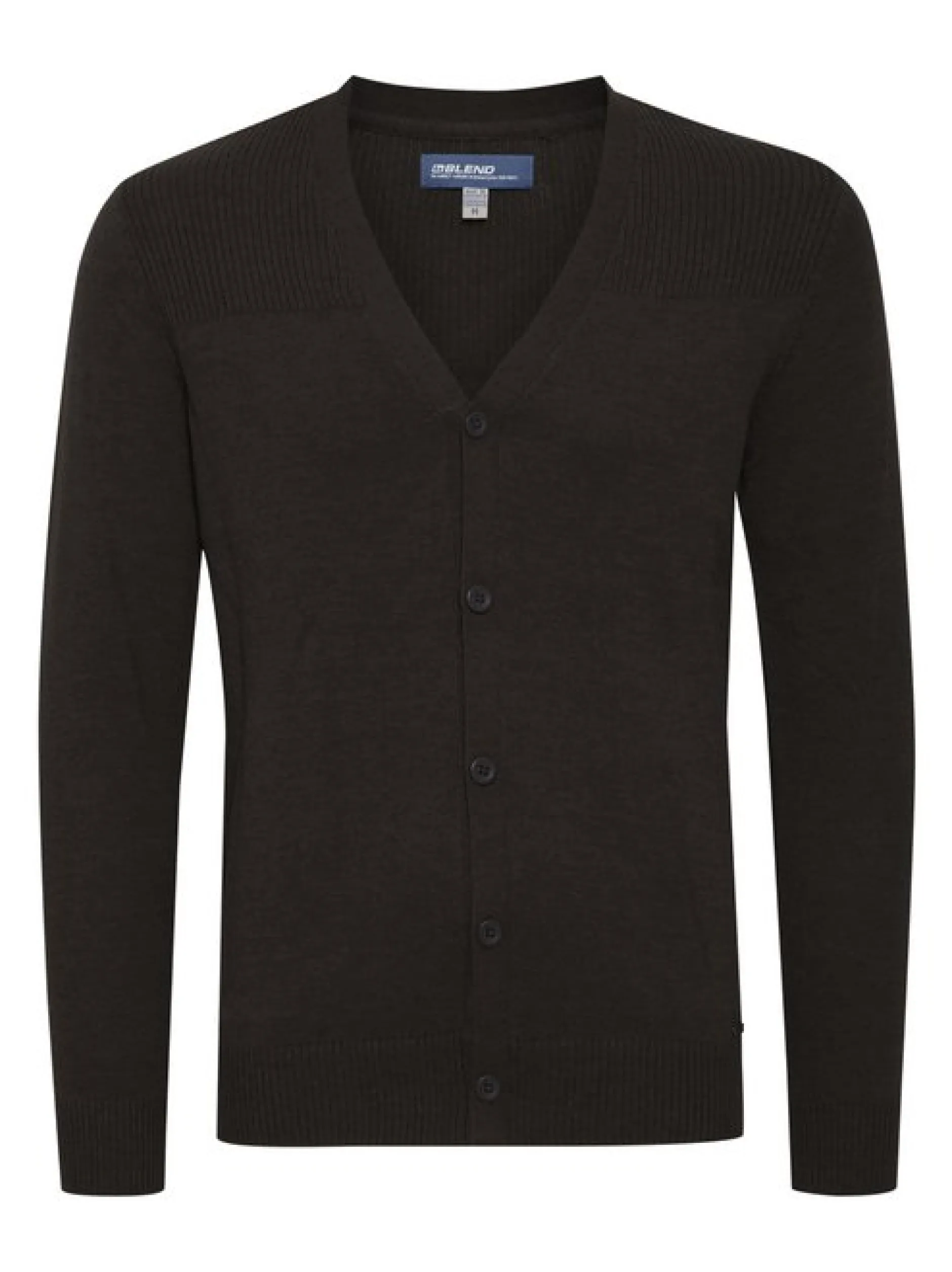 BLEND Herren Cardigan - BHCaden in schwarz