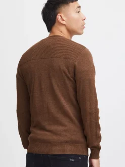 BLEND Herren Cardigan - BHCaden in mocca