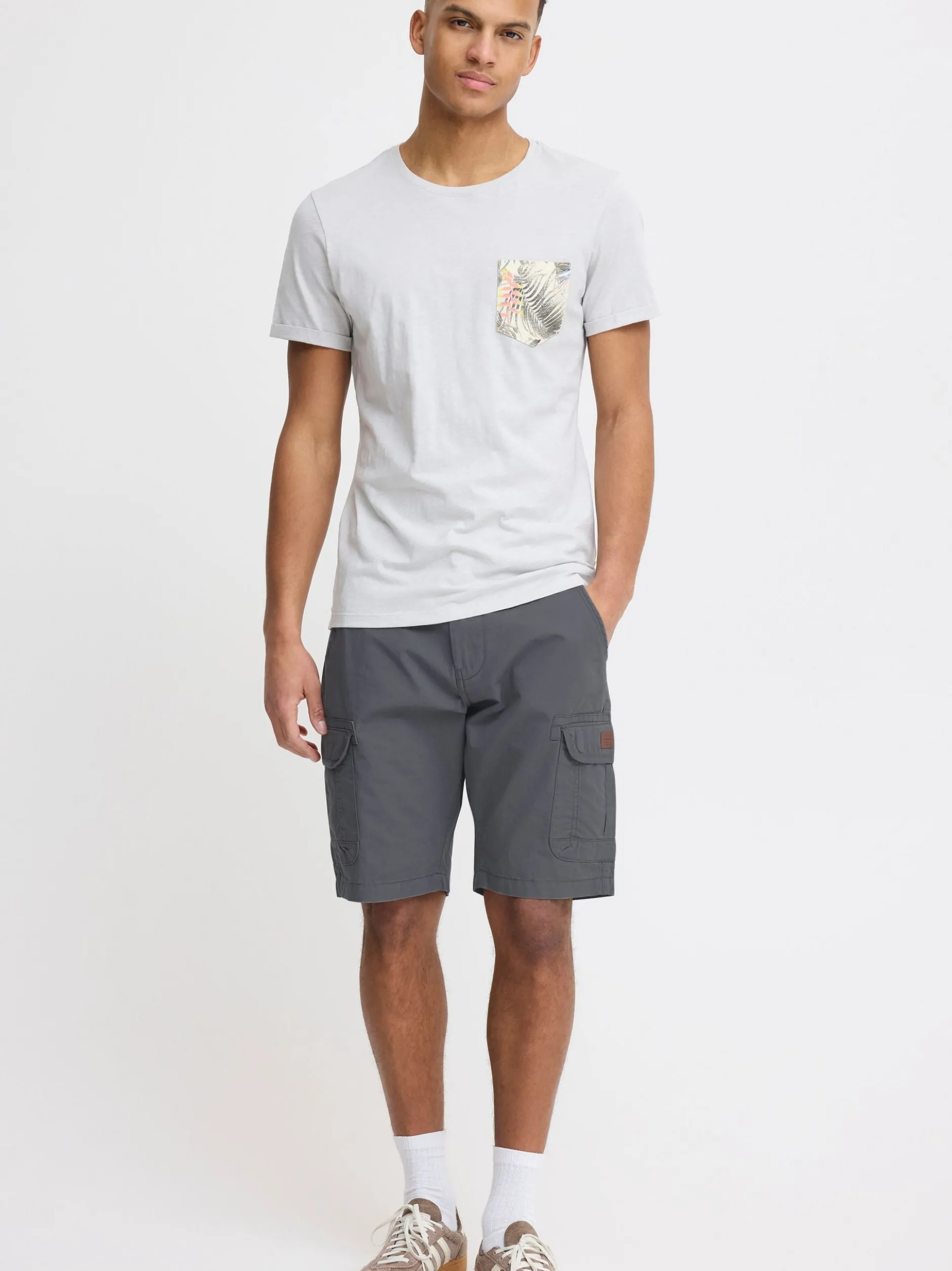 BLEND Herren Cargoshorts - BHCrixus in grau