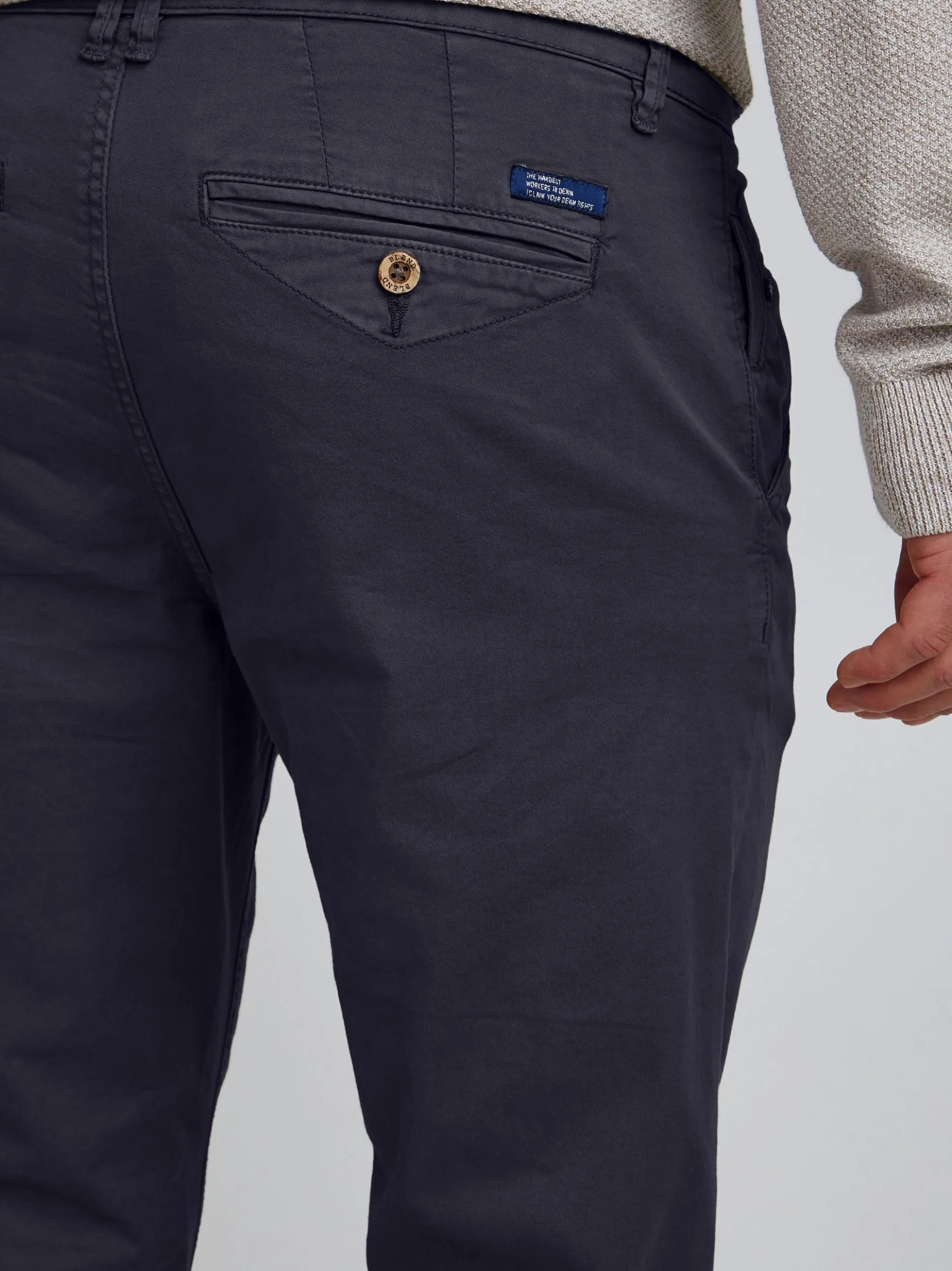 BLEND Herren Chinohose - BHNight in blau