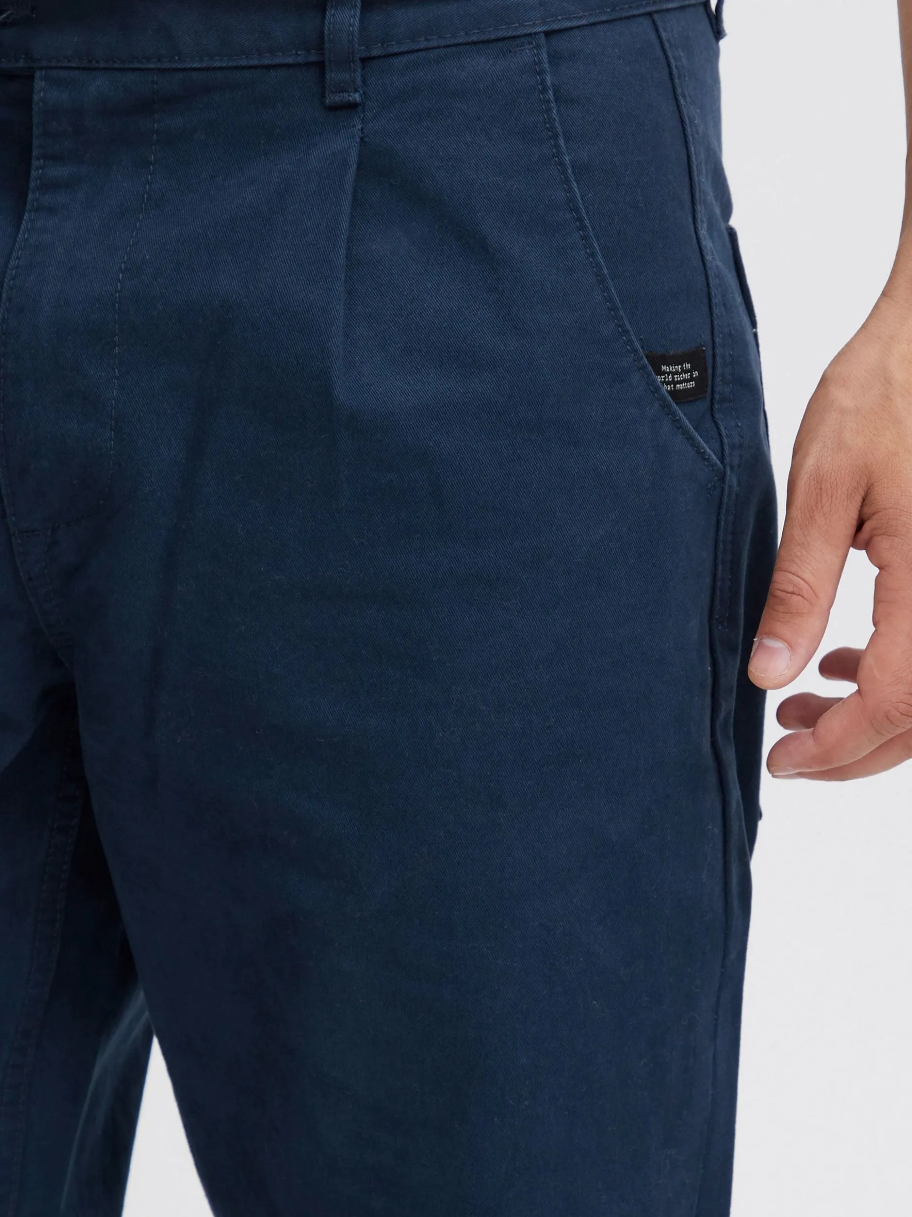 BLEND Herren Chinohose in blau