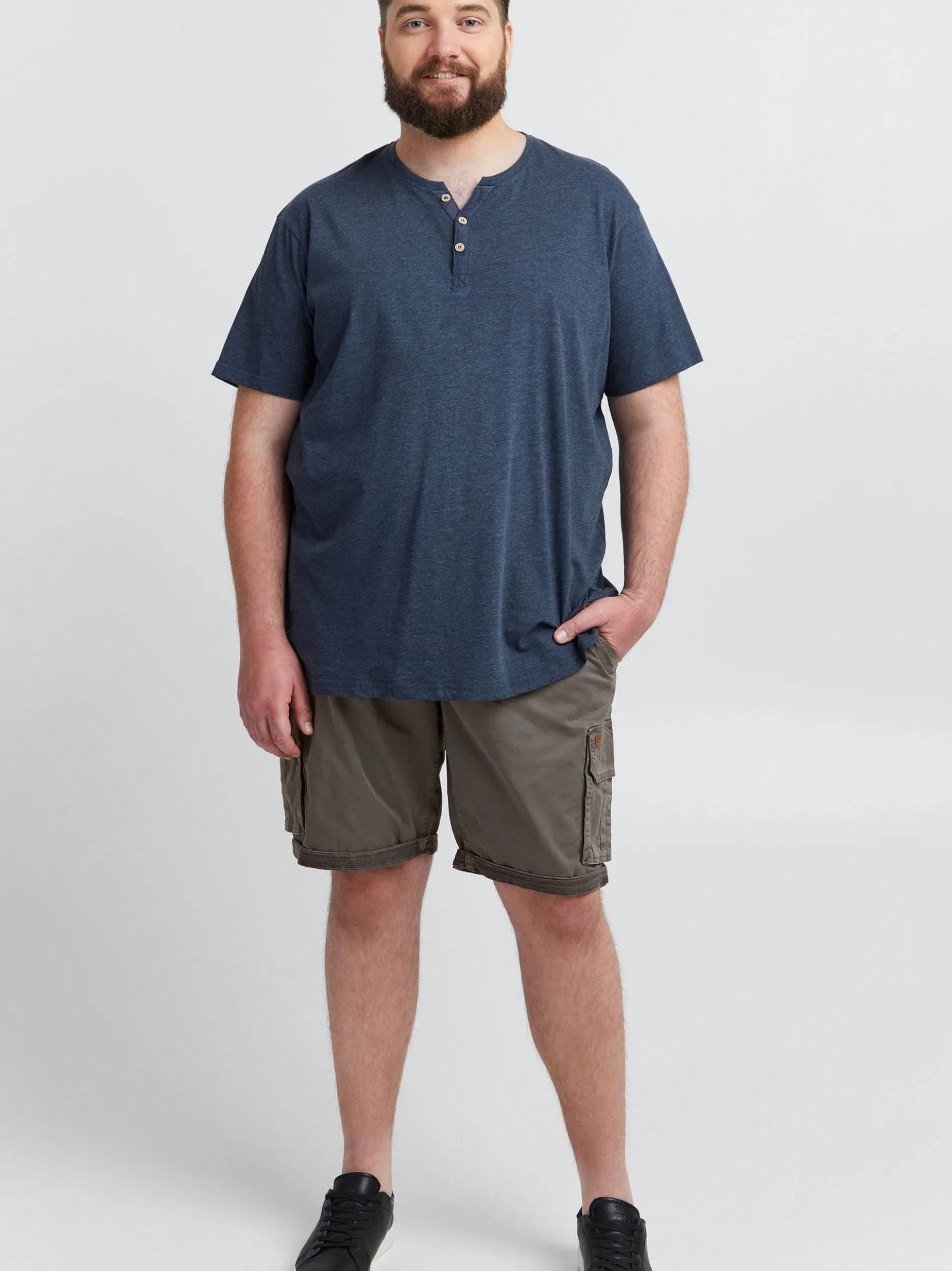 BLEND Herren Chinoshorts - BHBrian Big & Tall in grau