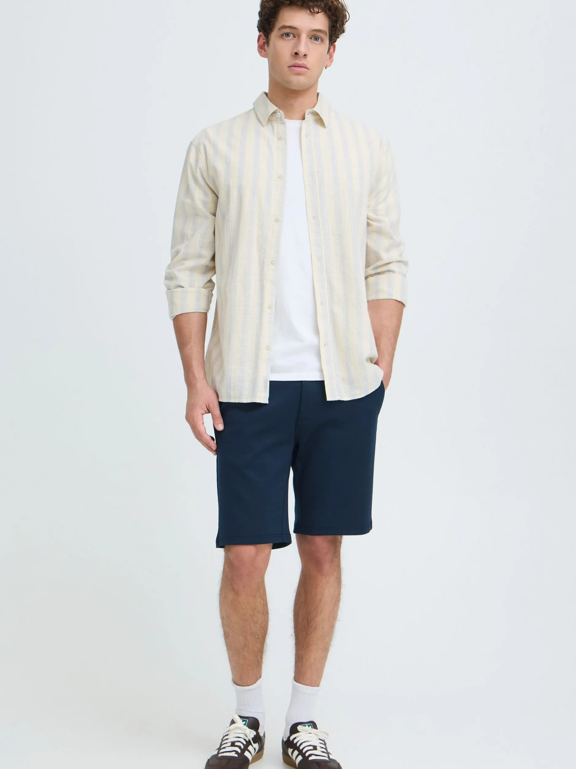 BLEND Herren Chinoshorts - BHElmer in blau