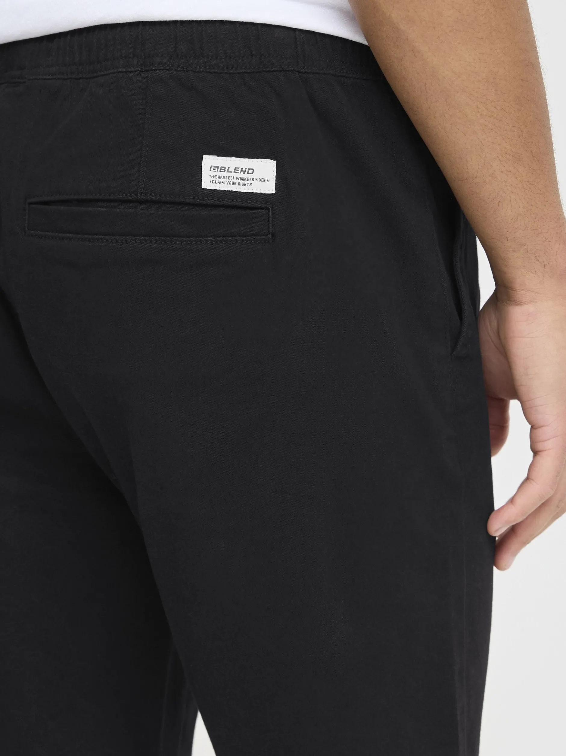 BLEND Herren Chinoshorts - BHKvant in schwarz