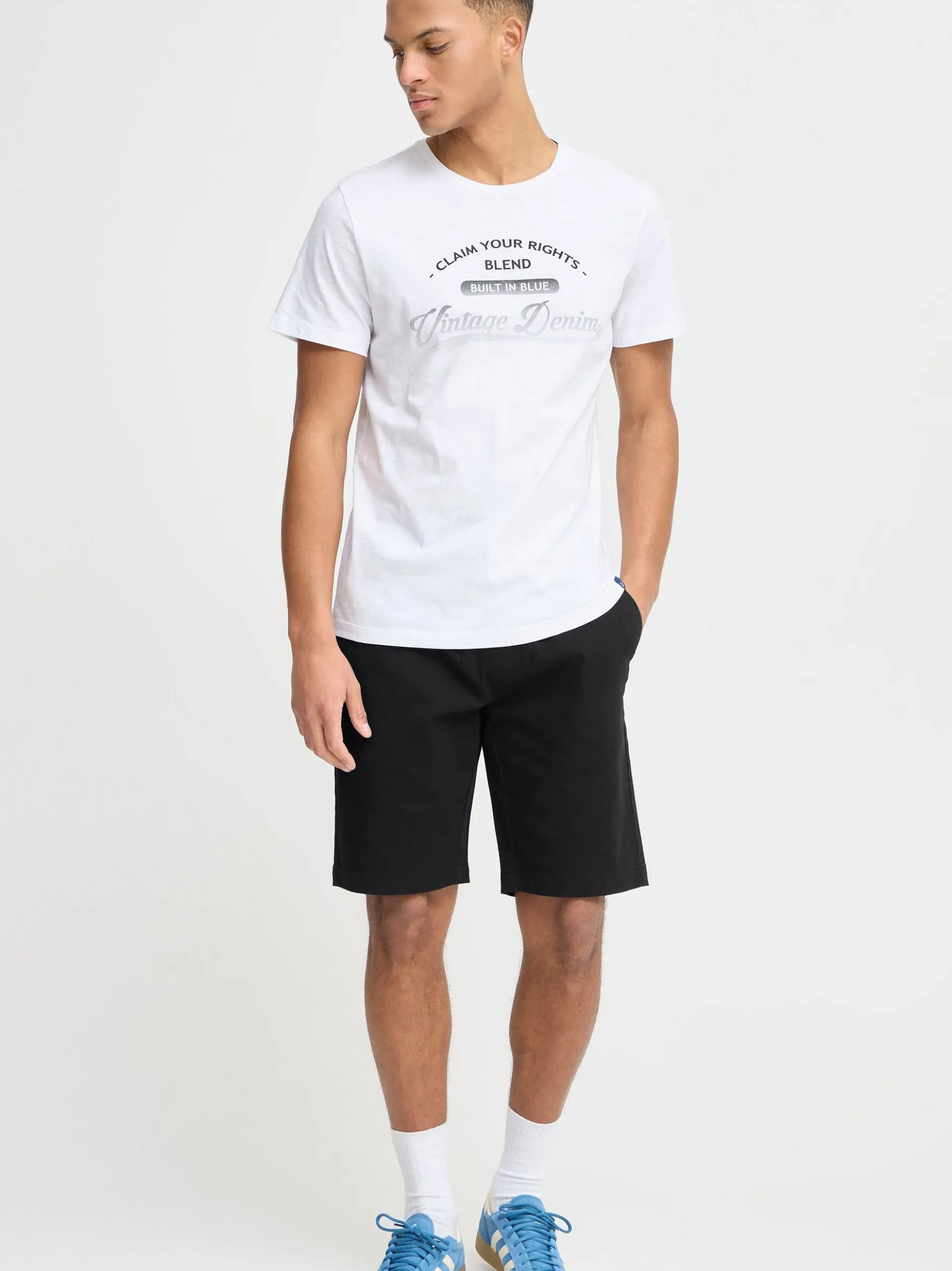 BLEND Herren Chinoshorts - BHKvant in schwarz