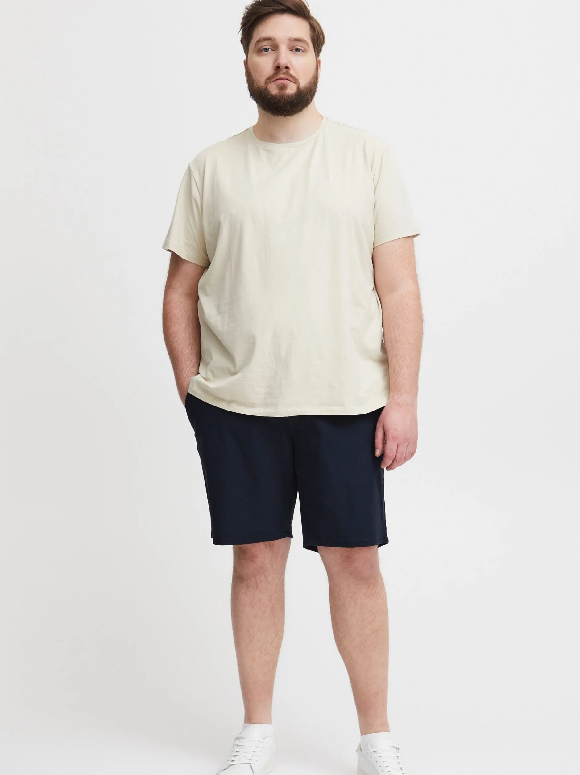 BLEND Herren Chinoshorts - BHPiello Big & Tall in marine