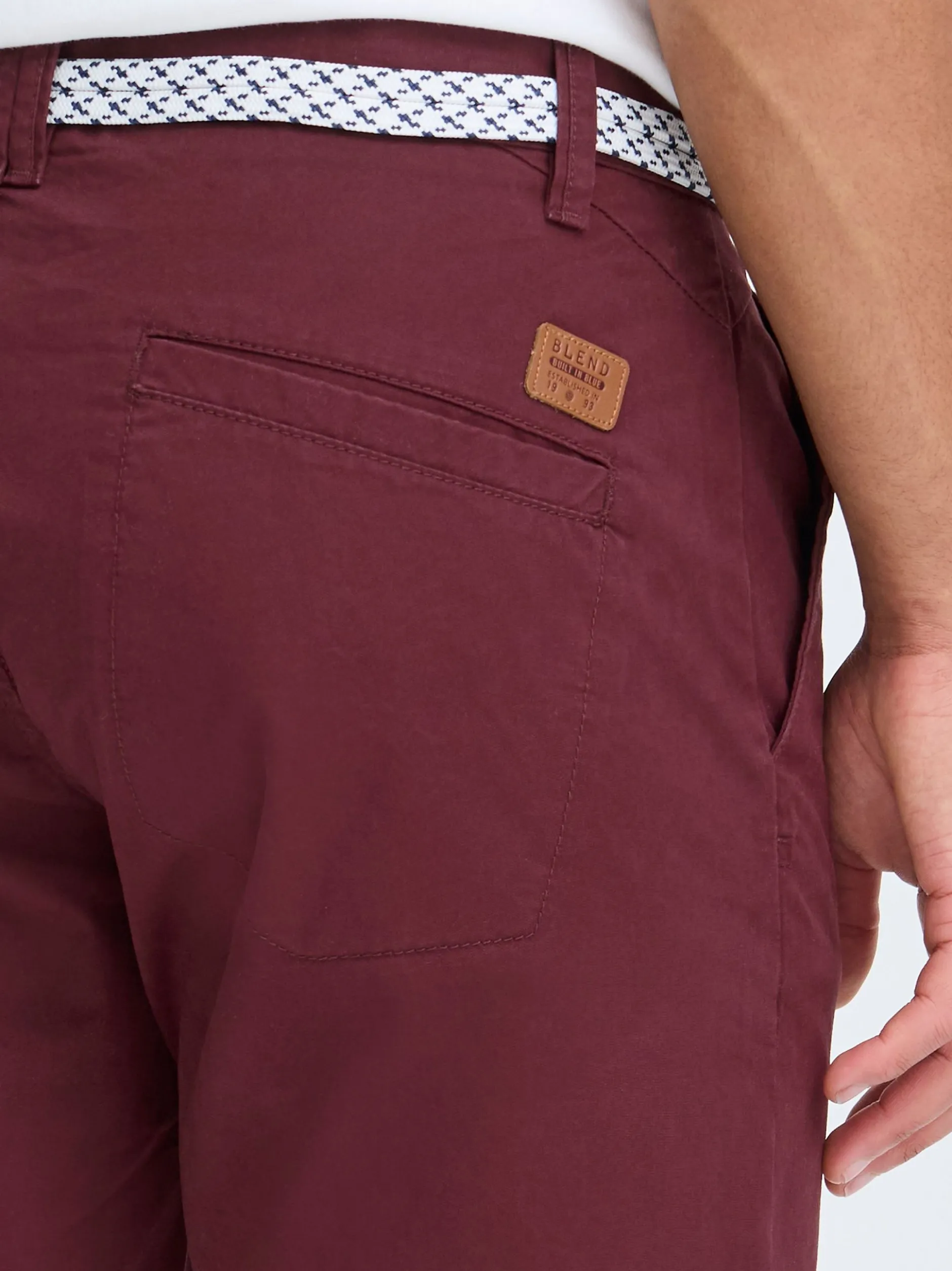 BLEND Herren Chinoshorts - BHRagna in rot