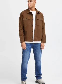 BLEND Herren Hemdjacke in braun