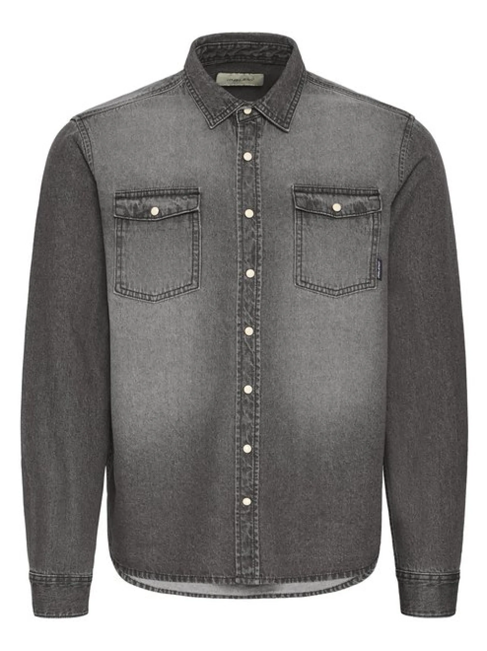 BLEND Herren Jeanshemd - BHDargo in grau