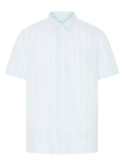 BLEND Herren Kurzarmhemd - BHAvik in hellblau