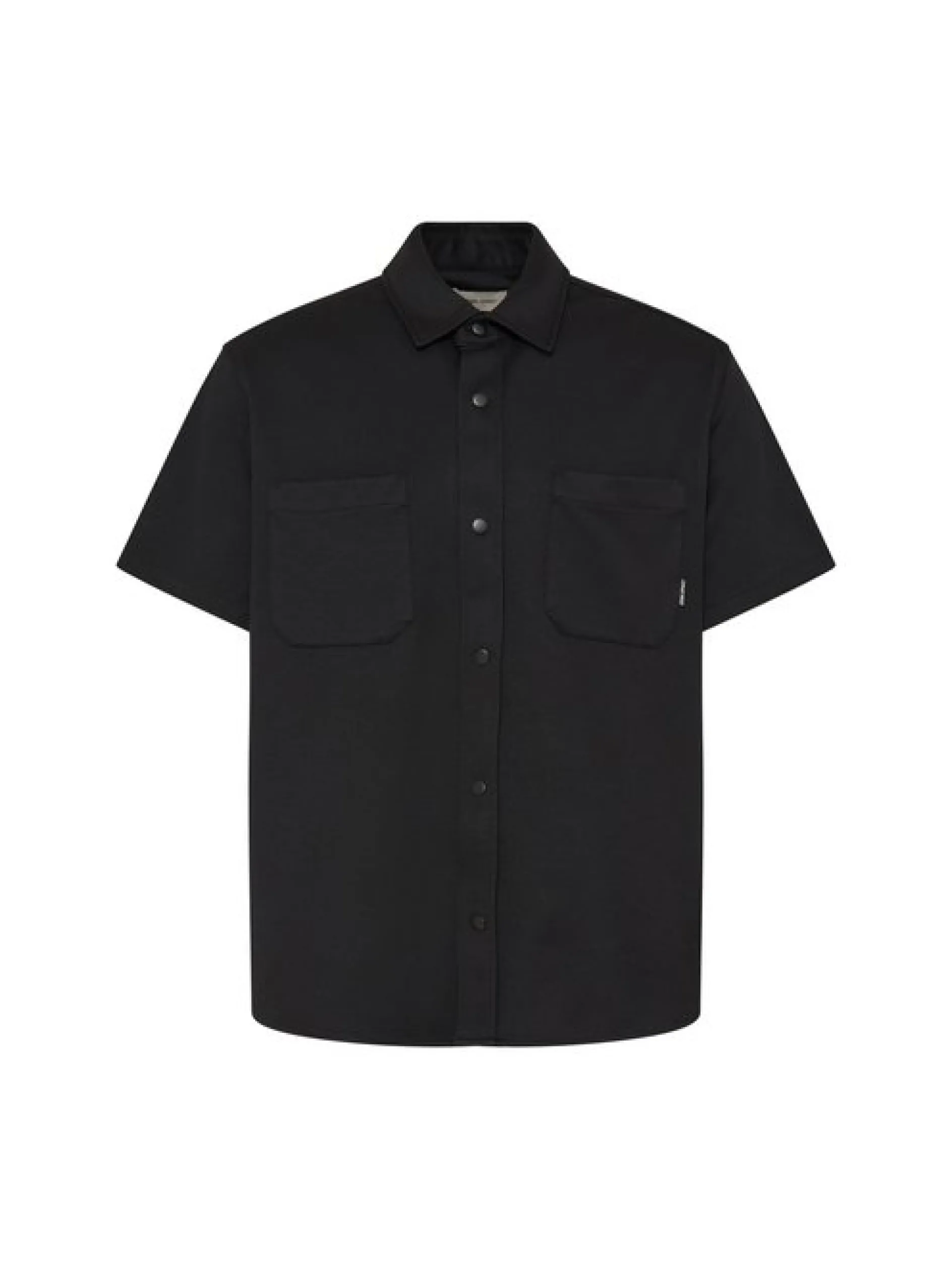 BLEND Herren Kurzarmhemd - BHAdrian in schwarz
