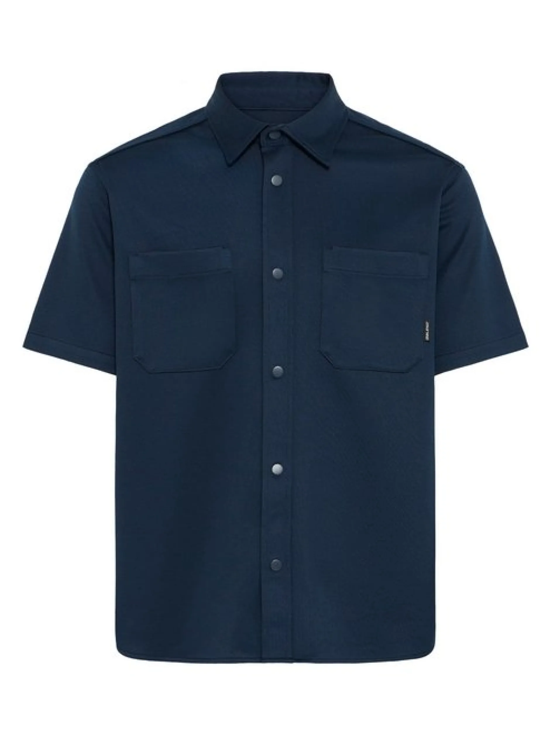 BLEND Herren Kurzarmhemd - BHAdrian in blau