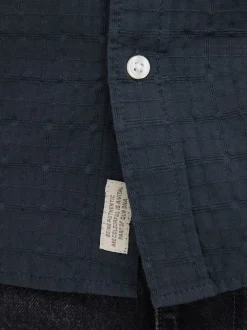 BLEND Herren Kurzarmhemd - BHAurel in blau