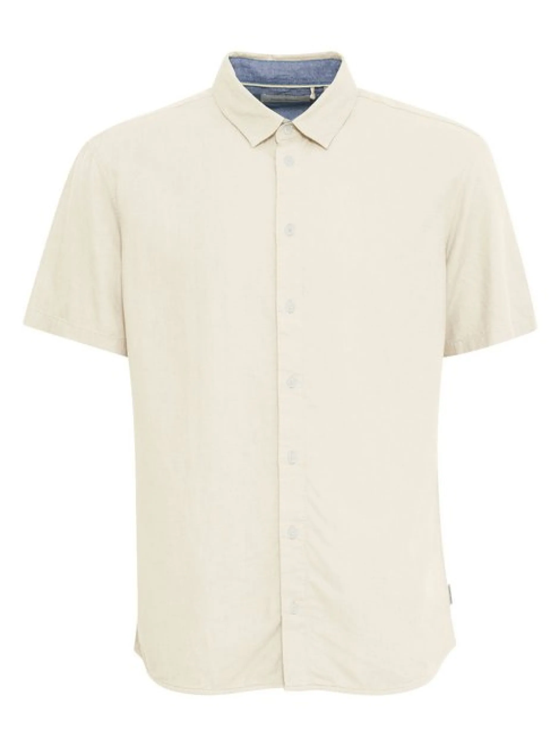 BLEND Herren Kurzarmhemd - BHBobby in beige