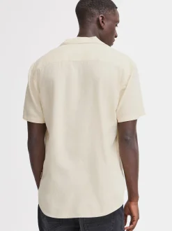 BLEND Herren Kurzarmhemd - BHBobby in beige