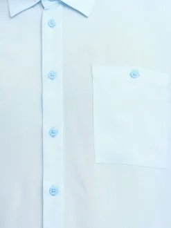 BLEND Herren Kurzarmhemd - BHElliot in hellblau