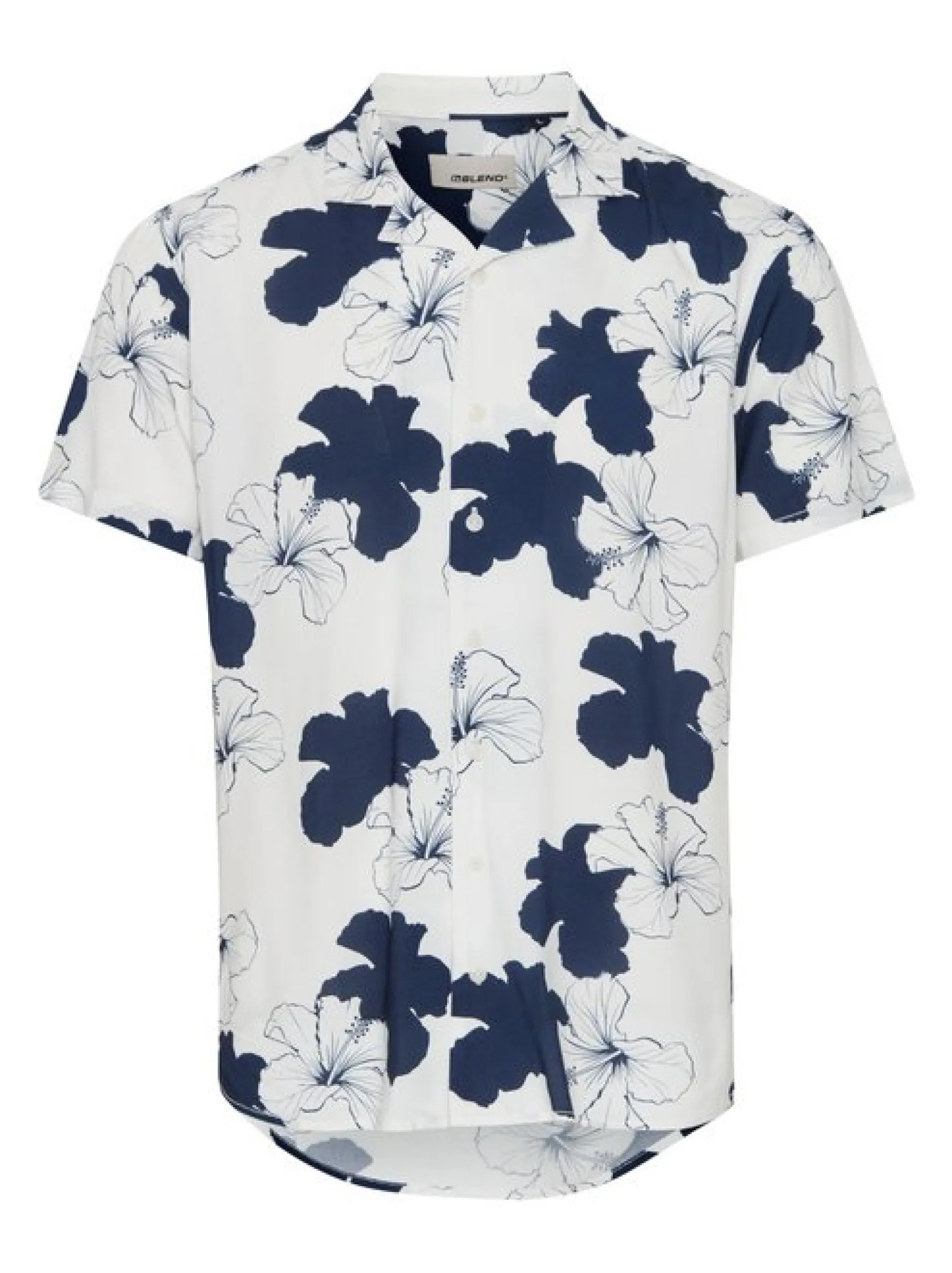 BLEND Herren Kurzarmhemd - BHShirt in blau