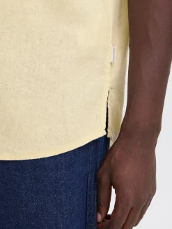 BLEND Herren Kurzarmhemd - BHVictor in beige