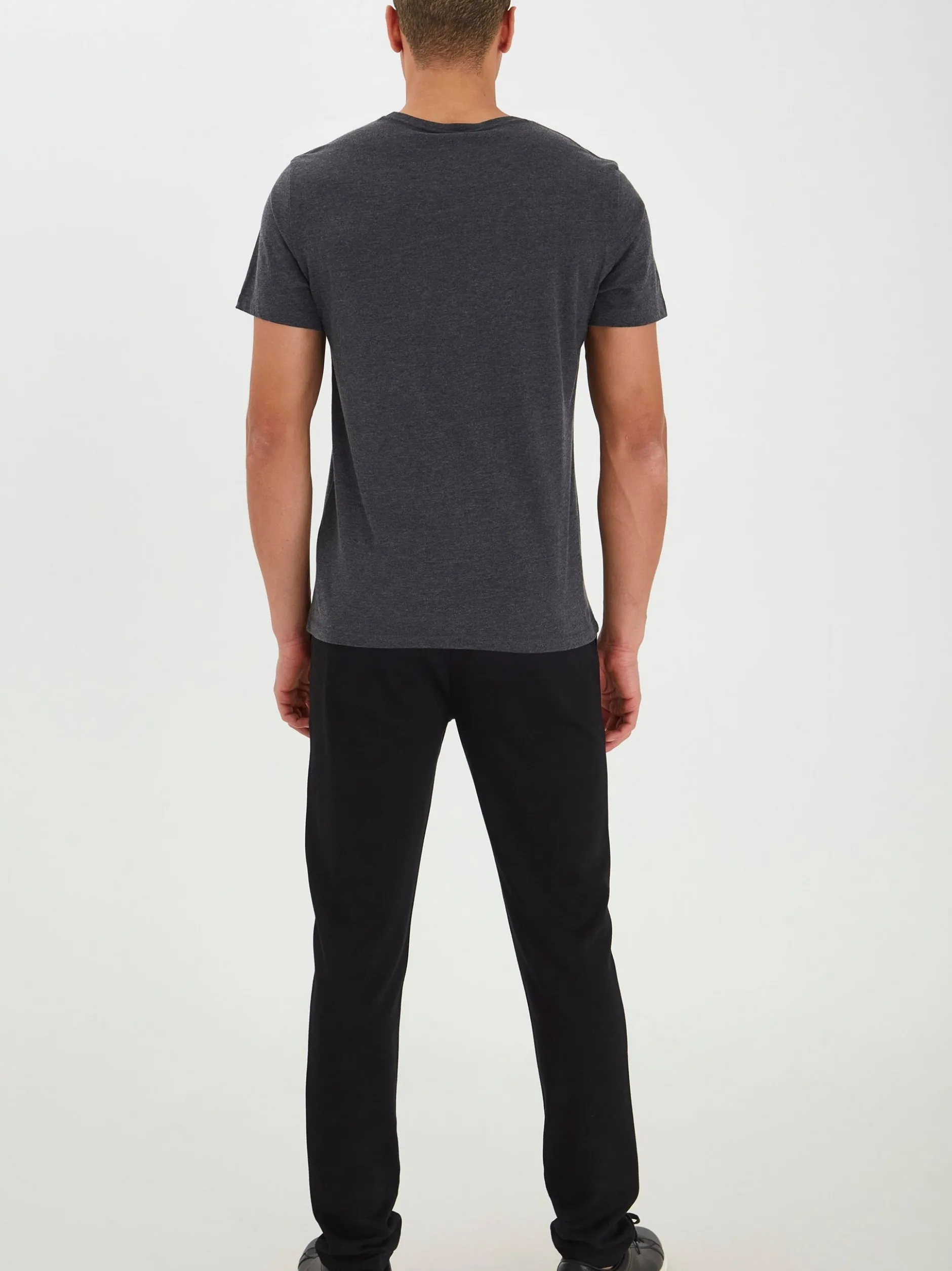 BLEND Herren Kurzarmshirt - BHVadim in anthrazit